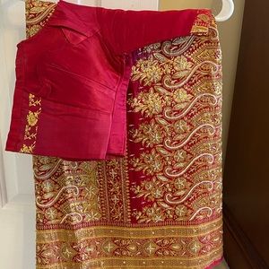 COPY - Indian outfit, saree with matching blouse